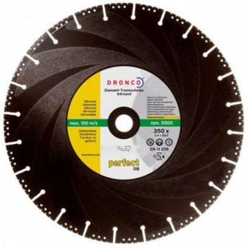 Алмазный диск DRONCO Perfect DB универс. бетон/металл 300х25,4 