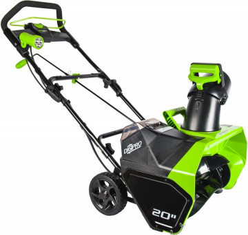 Снегоуборщик аккумуляторный Greenworks GD40SB, 40V, 51 см, бесщеточный, с 1хАКБ 5 А.ч и ЗУ